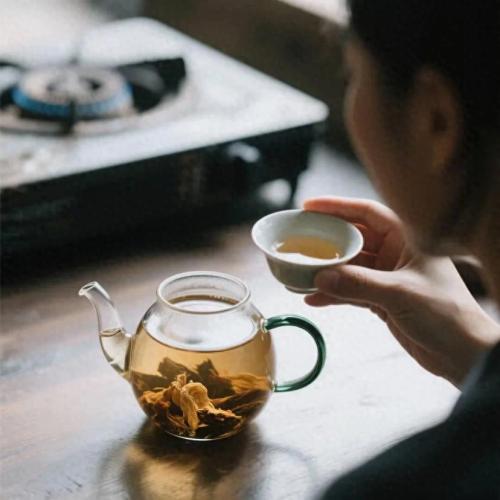 黃芪菊花清火茶材料示意圖